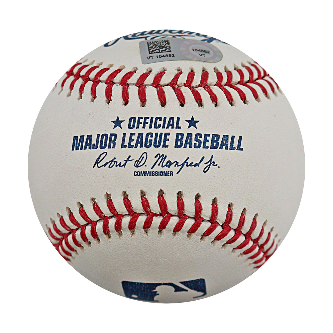 Carlos Carrasco Indians Mets Autographed OMLB Baseball MLB Auth