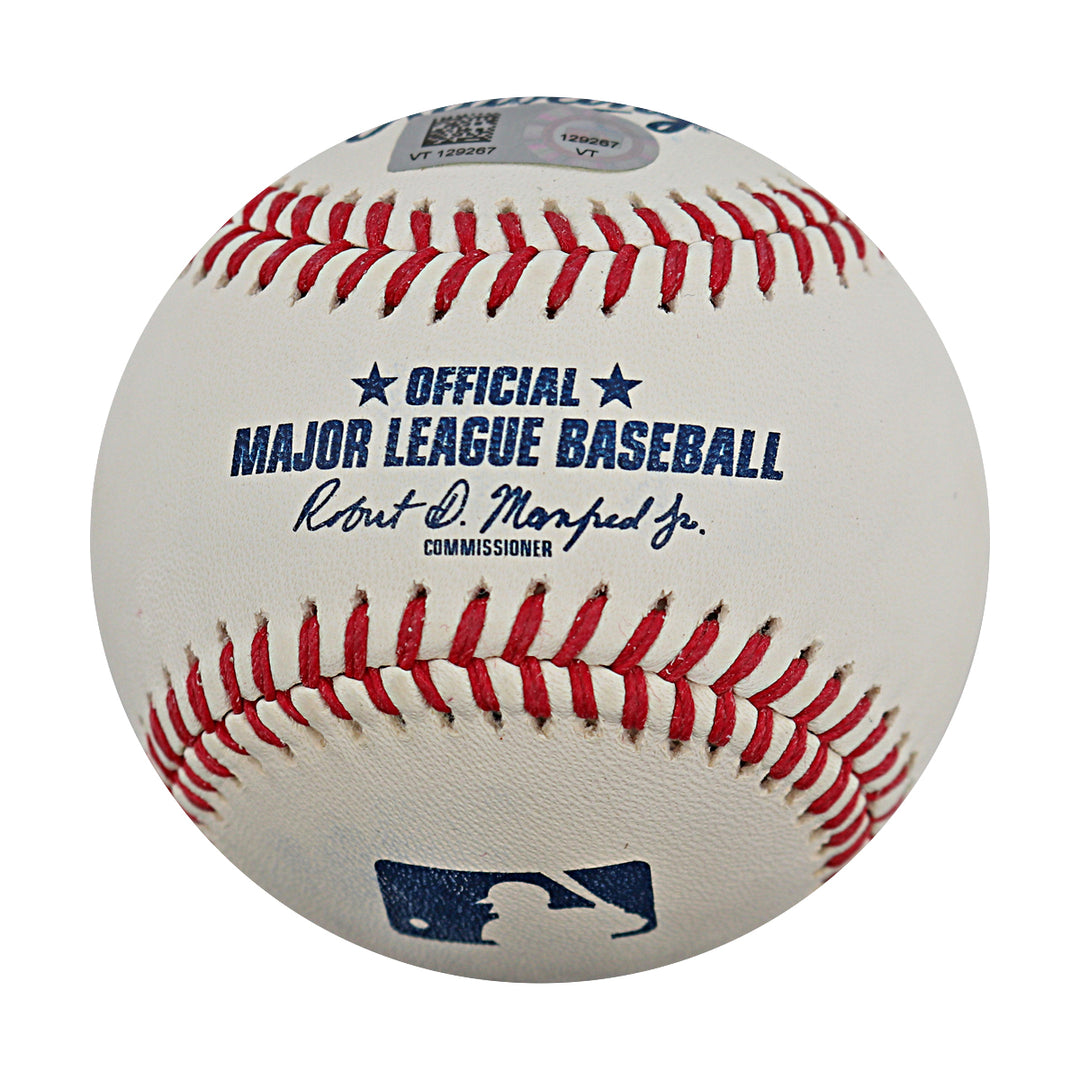 Francisco Lindor New York Mets Autographed OMLB Baseball MLB Auth