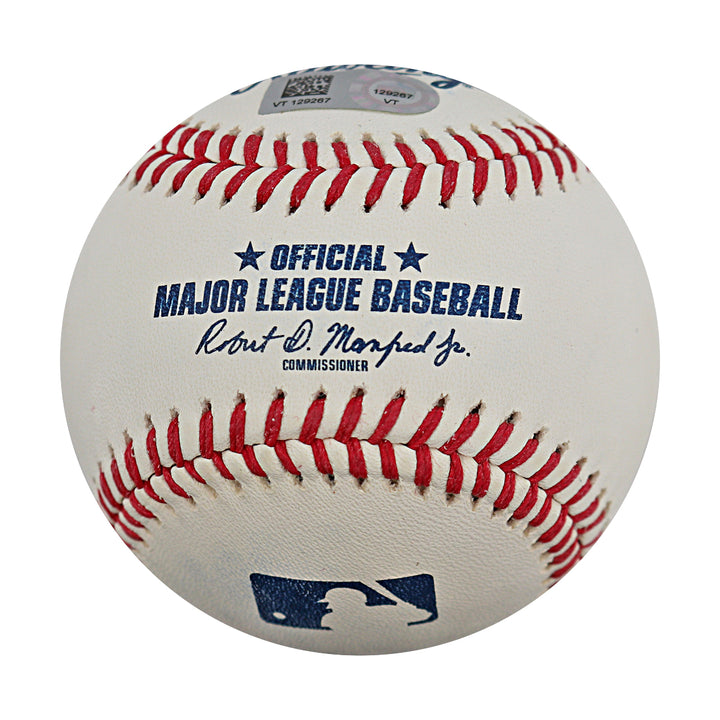 Francisco Lindor New York Mets Autographed OMLB Baseball MLB Auth