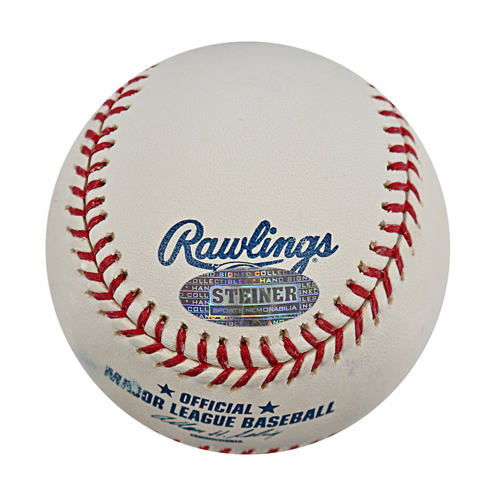 Robinson Cano Yankees Mets Mariners Autographed OMLB Baseball Steiner COA