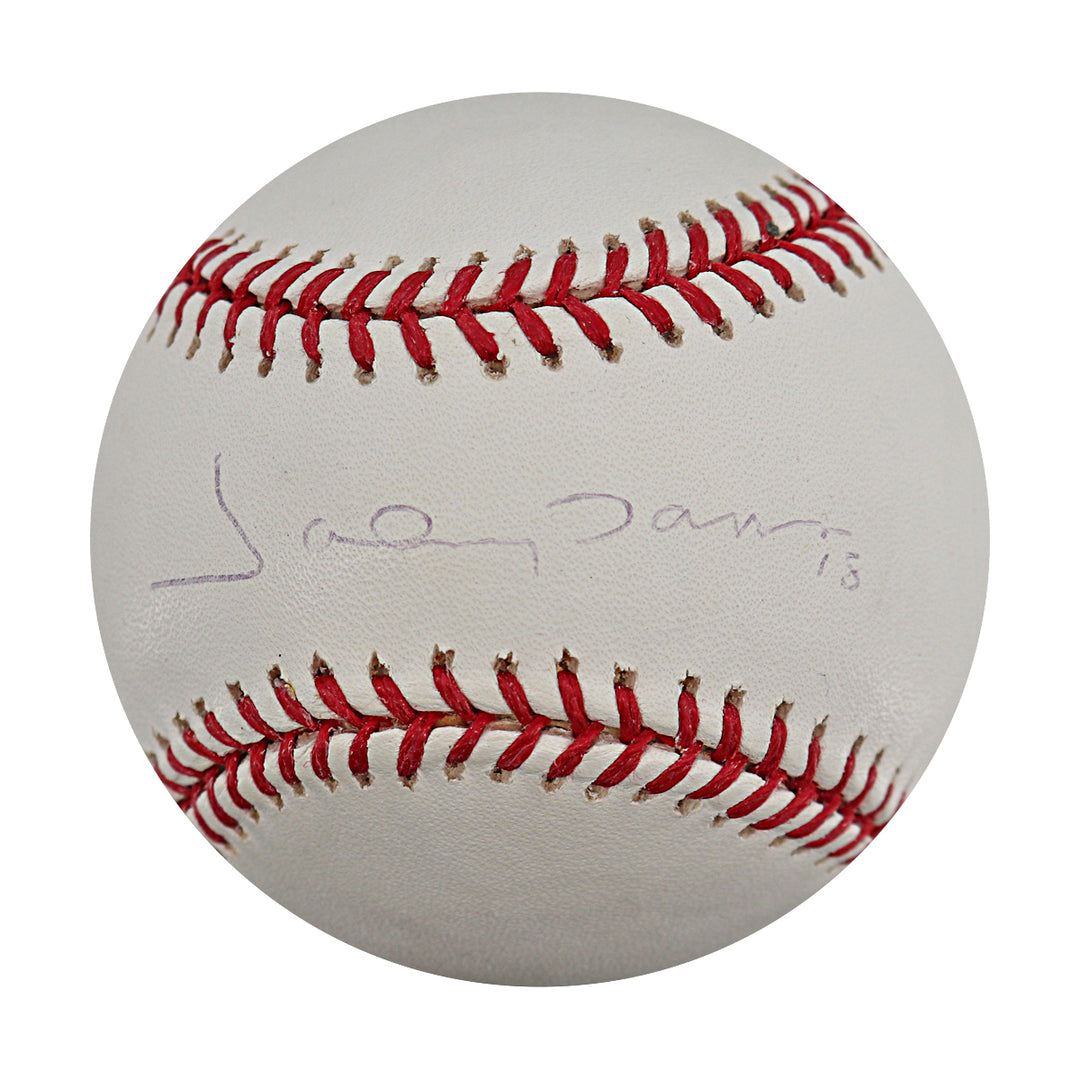 Johnny Damon Yankees Red Sox Autographed OMLB Baseball Steiner COA