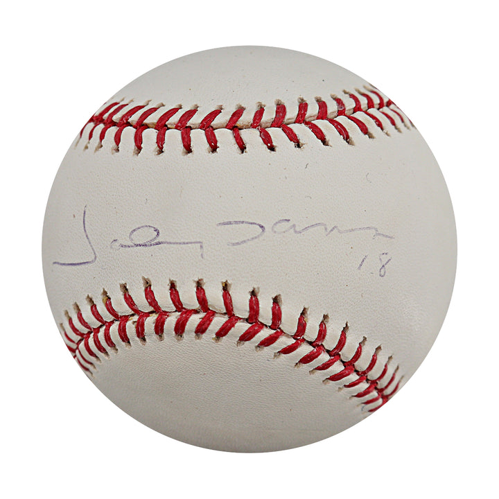 Johnny Damon Yankees Red Sox Autographed OMLB Baseball Steiner COA