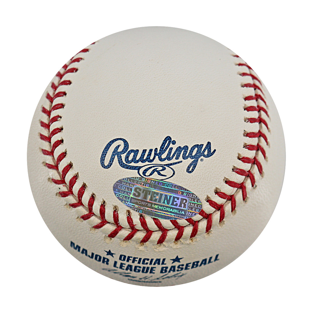 Carlos Delgado Blue Jays Mets Autographed OMLB Baseball Steiner COA