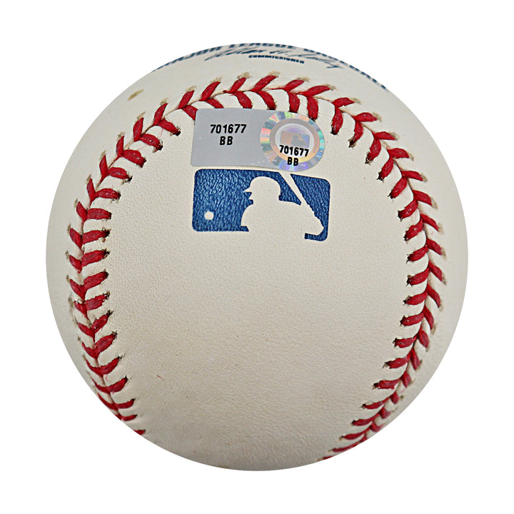 Phil Hughes New York Yankees Autographed OMLB Baseball MLB / Steiner COA