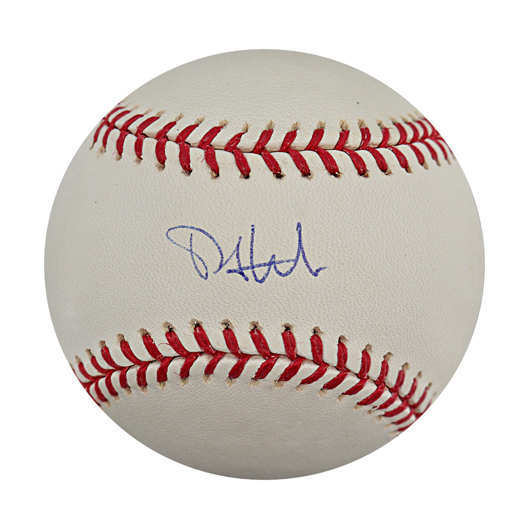Phil Hughes New York Yankees Autographed OMLB Baseball MLB / Steiner COA