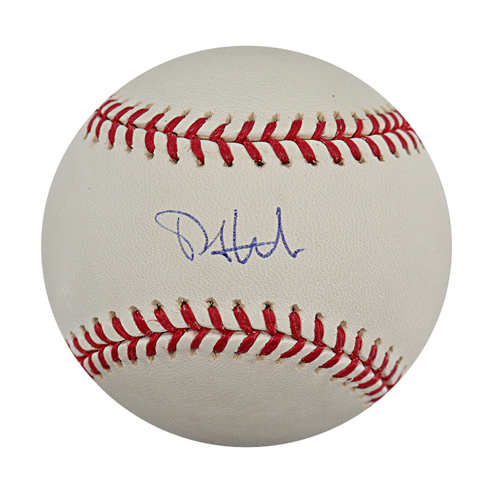 Phil Hughes New York Yankees Autographed OMLB Baseball MLB / Steiner COA