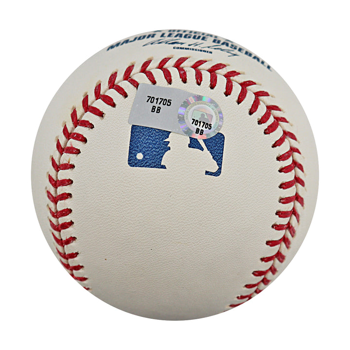 Phil Hughes New York Yankees Autographed OMLB Baseball MLB / Steiner COA