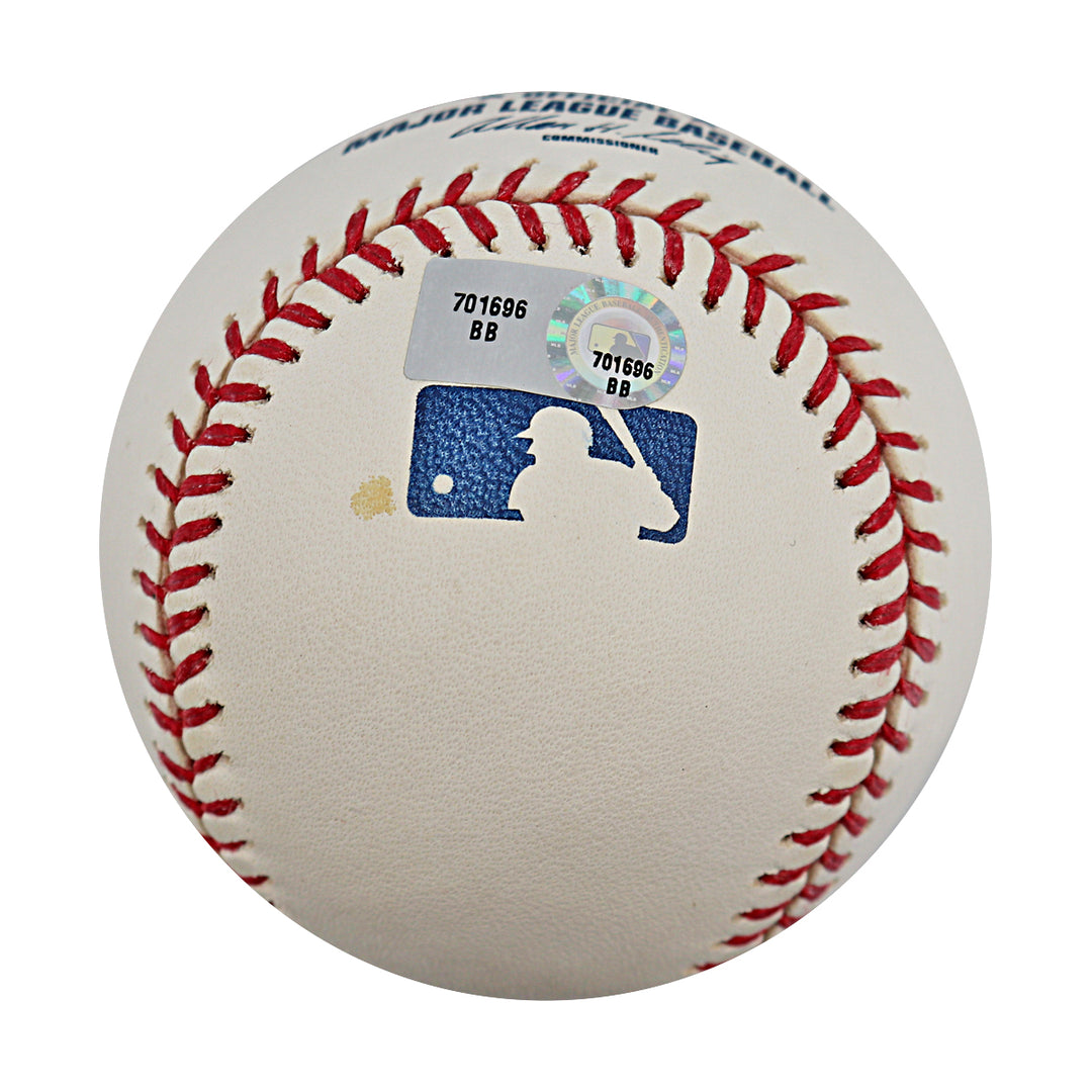 Phil Hughes New York Yankees Autographed OMLB Baseball MLB / Steiner COA