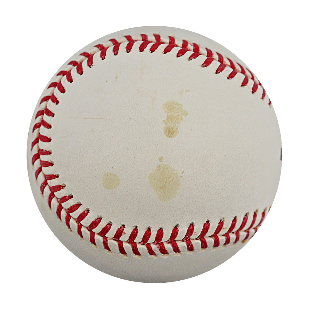 Phil Hughes New York Yankees Autographed OMLB Baseball MLB / Steiner COA