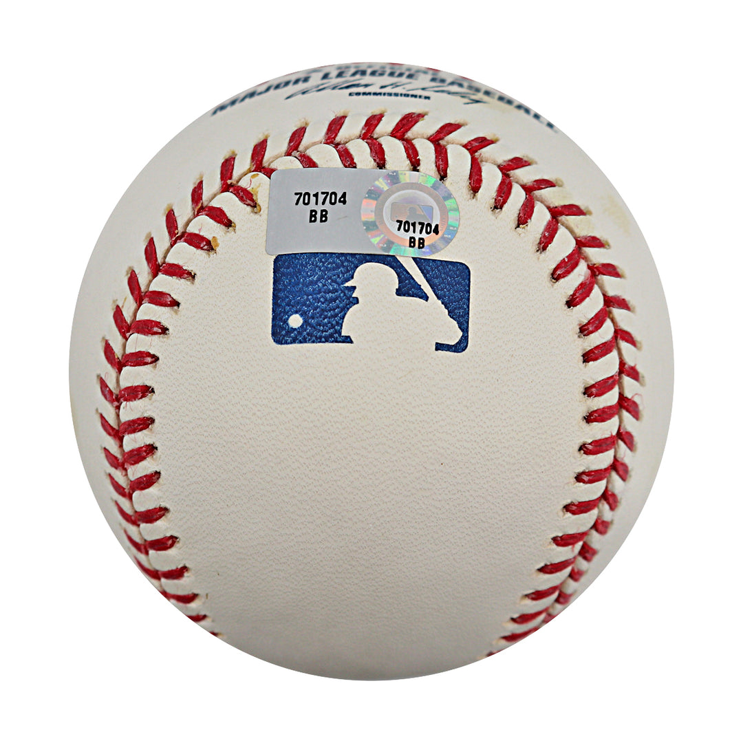 Phil Hughes New York Yankees Autographed OMLB Baseball MLB / Steiner COA