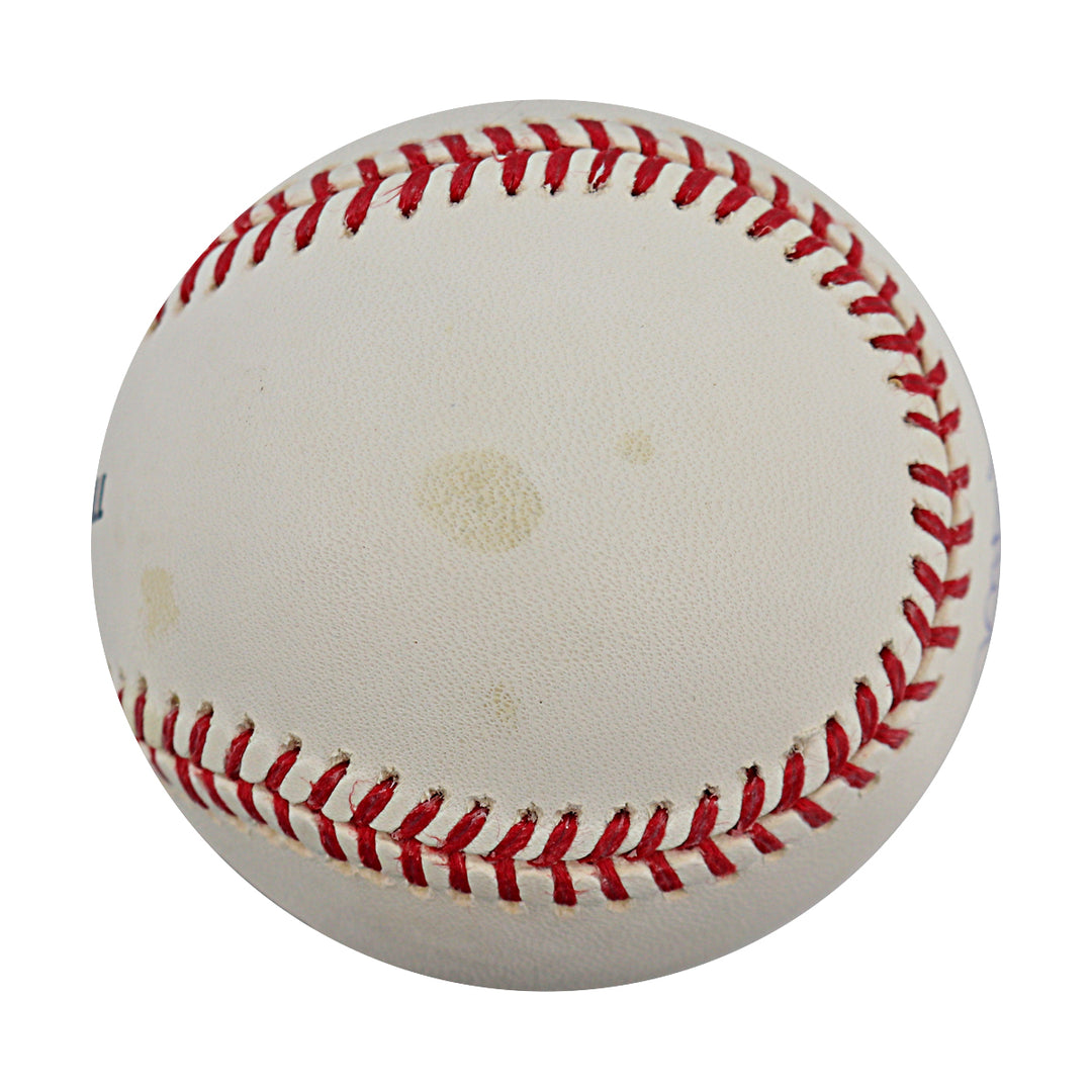 Phil Hughes New York Yankees Autographed OMLB Baseball MLB / Steiner COA