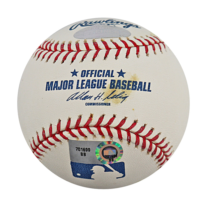 Phil Hughes New York Yankees Autographed OMLB Baseball MLB / Steiner COA