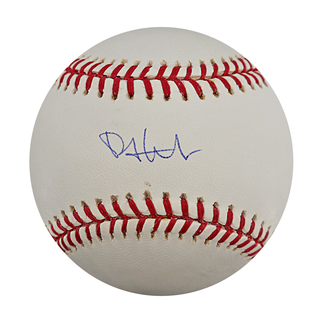 Phil Hughes New York Yankees Autographed OMLB Baseball MLB / Steiner COA