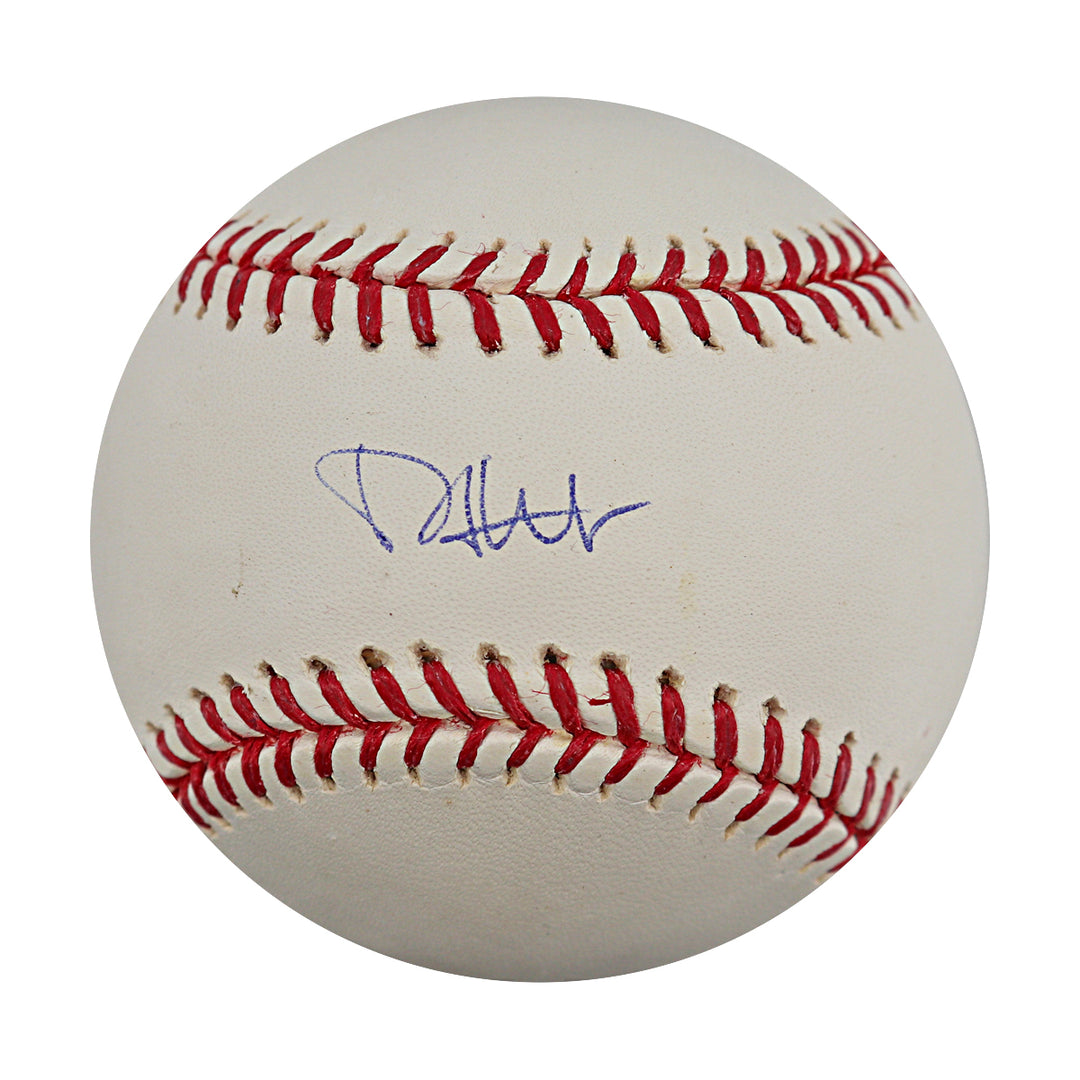 Phil Hughes New York Yankees Autographed OMLB Baseball MLB / Steiner COA