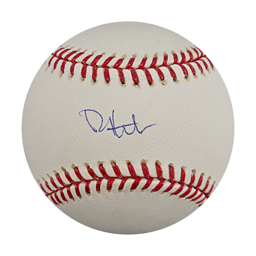 Phil Hughes New York Yankees Autographed OMLB Baseball MLB / Steiner COA