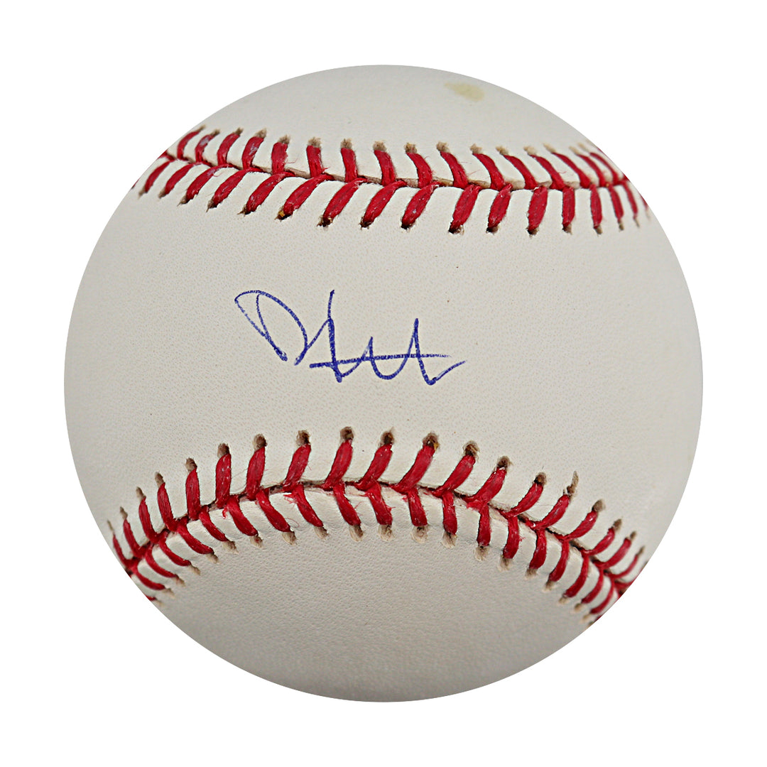 Phil Hughes New York Yankees Autographed OMLB Baseball MLB / Steiner COA