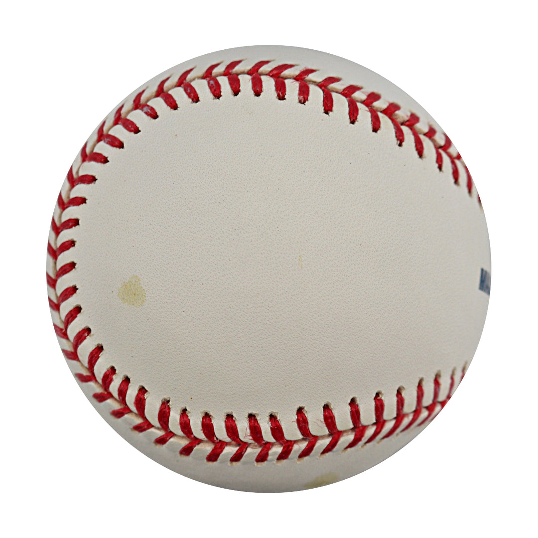Phil Hughes New York Yankees Autographed OMLB Baseball MLB / Steiner COA