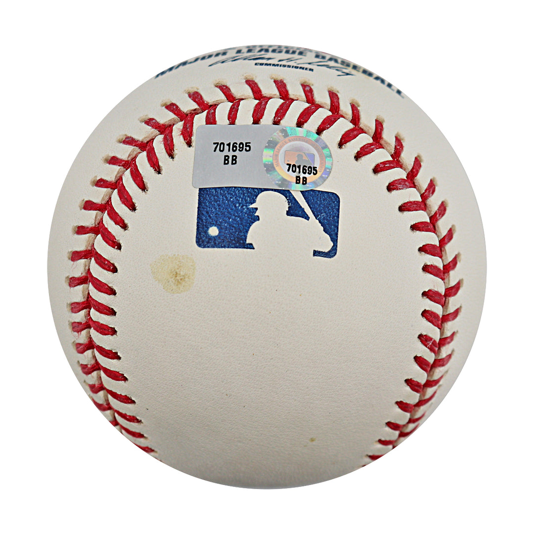 Phil Hughes New York Yankees Autographed OMLB Baseball MLB / Steiner COA