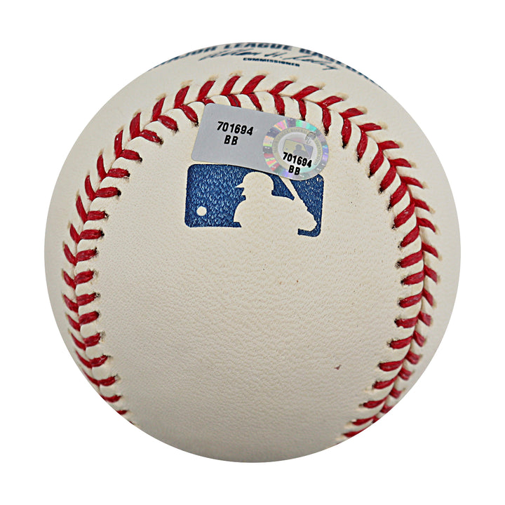 Phil Hughes New York Yankees Autographed OMLB Baseball MLB / Steiner COA