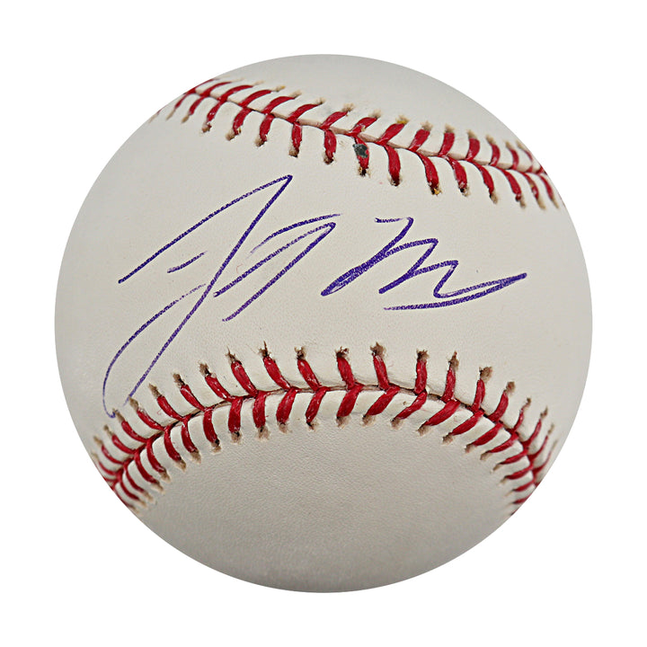 Lastings Milledge New York Yankees Autographed OMLB Baseball Steiner COA