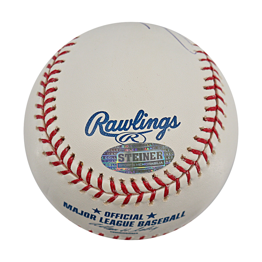 Lastings Milledge New York Yankees Autographed OMLB Baseball Steiner COA