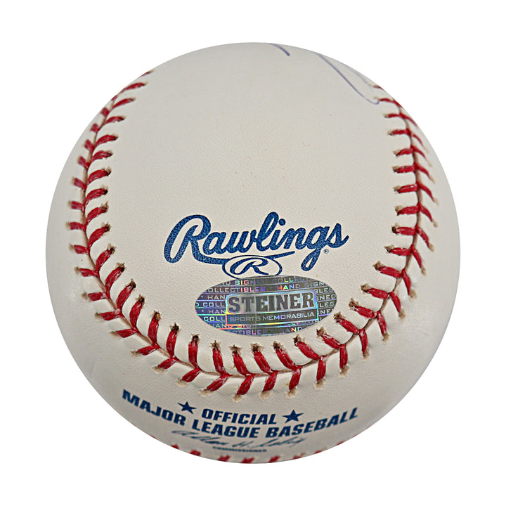 Lastings Milledge New York Yankees Autographed OMLB Baseball Steiner COA