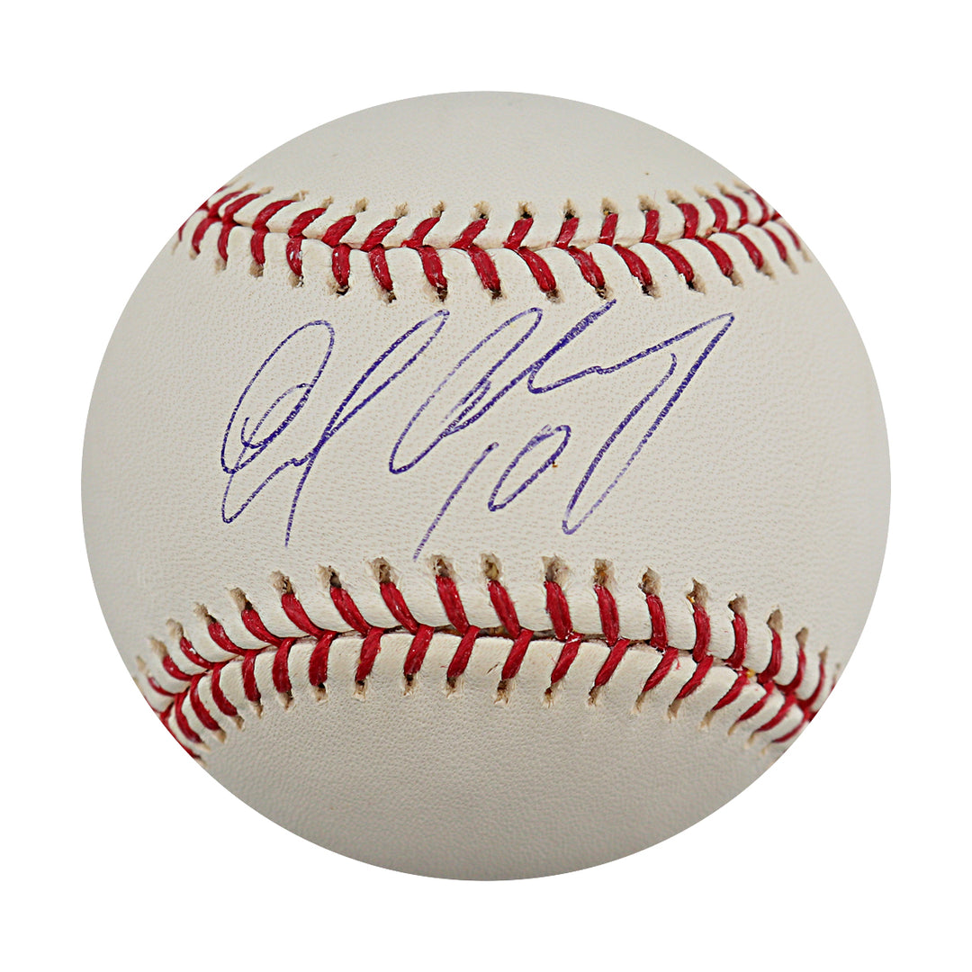 Endy Chavez Expos Mets Autographed OMLB Baseball Steiner COA