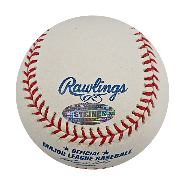 Endy Chavez Expos Mets Autographed OMLB Baseball Steiner COA