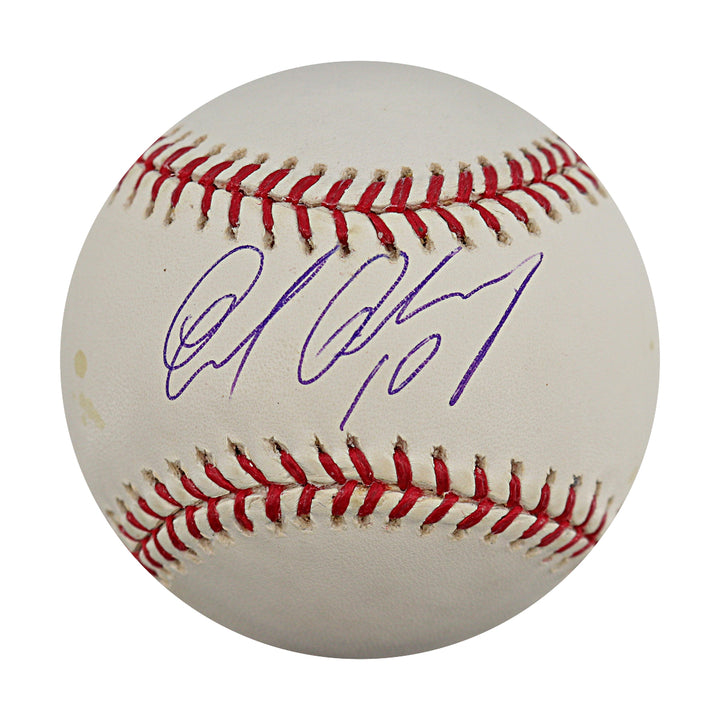 Endy Chavez Expos Mets Autographed OMLB Baseball Steiner COA