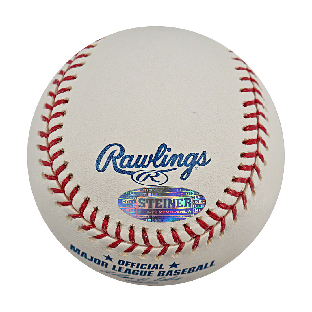 Lastings Milledge New York Yankees Autographed OMLB Baseball Steiner COA