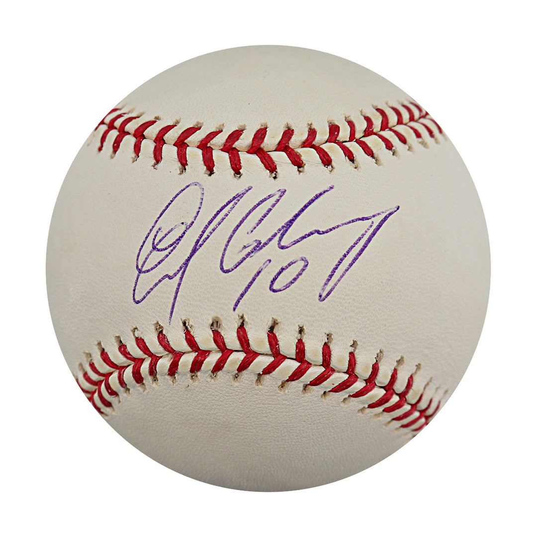 Endy Chavez Expos Mets Autographed OMLB Baseball Steiner COA