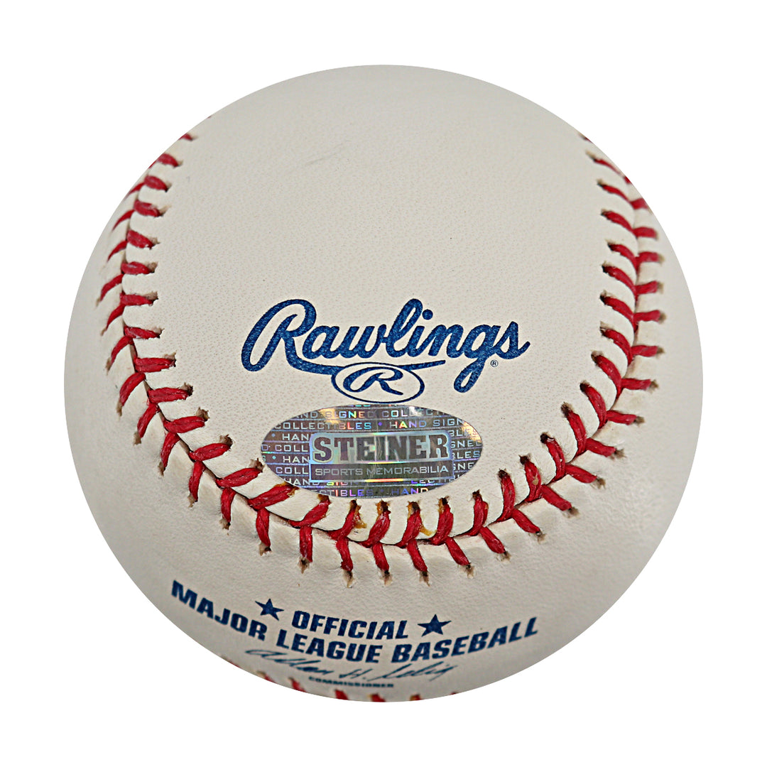 Lastings Milledge New York Yankees Autographed OMLB Baseball Steiner COA