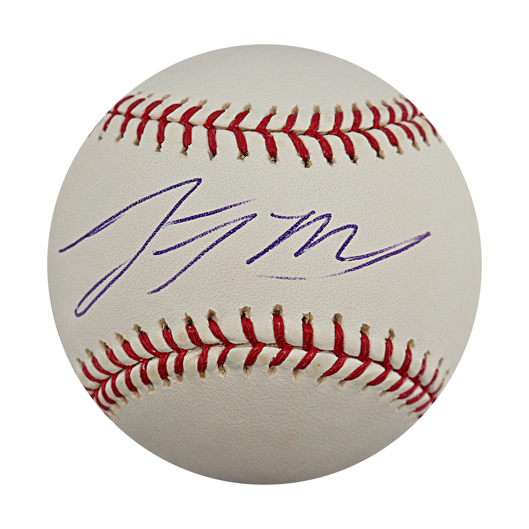 Lastings Milledge New York Yankees Autographed OMLB Baseball Steiner COA