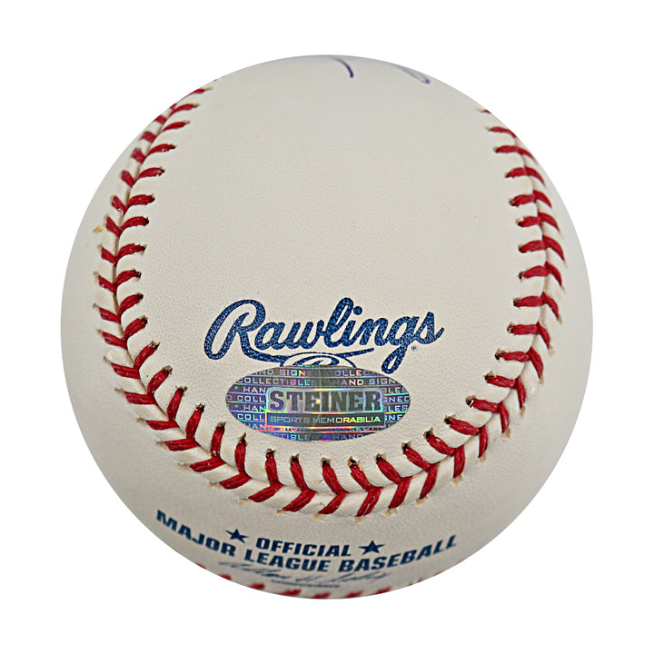 Lastings Milledge New York Yankees Autographed OMLB Baseball Steiner COA
