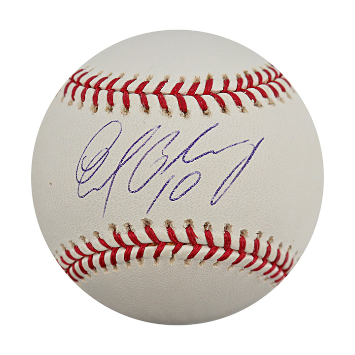 Endy Chavez Expos Mets Autographed OMLB Baseball Steiner COA