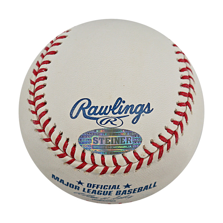 Lastings Milledge New York Yankees Autographed OMLB Baseball Steiner COA