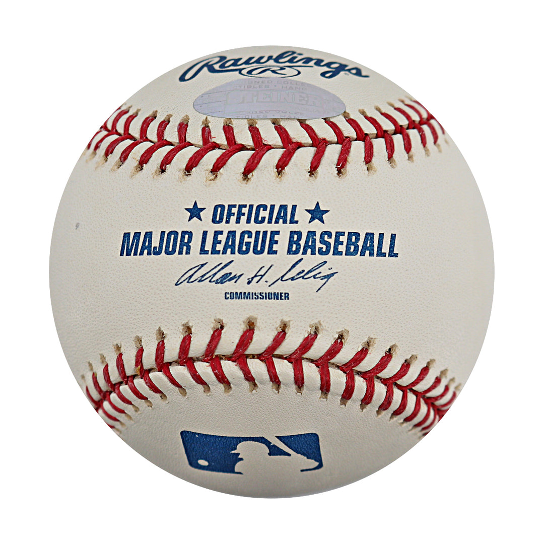 Endy Chavez Expos Mets Autographed OMLB Baseball Steiner COA
