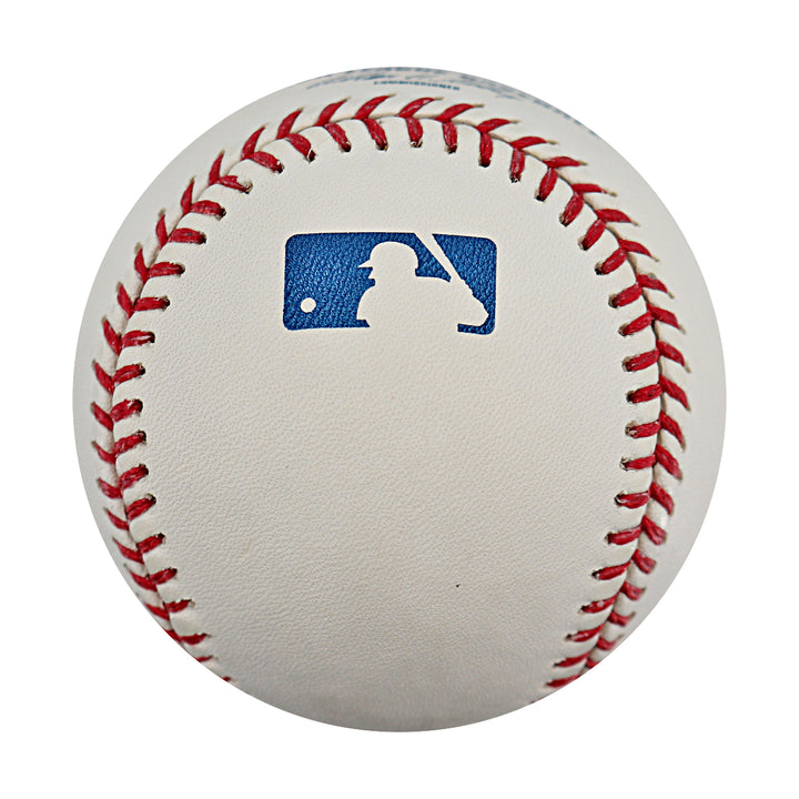 Yogi Berra Don Larsen New York Yankees Autographed Inscribed OMLB Baseball Steiner COA