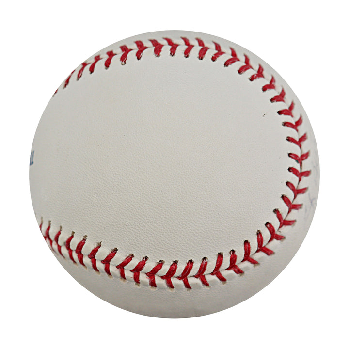 Yogi Berra Don Larsen New York Yankees Autographed Inscribed OMLB Baseball Steiner COA