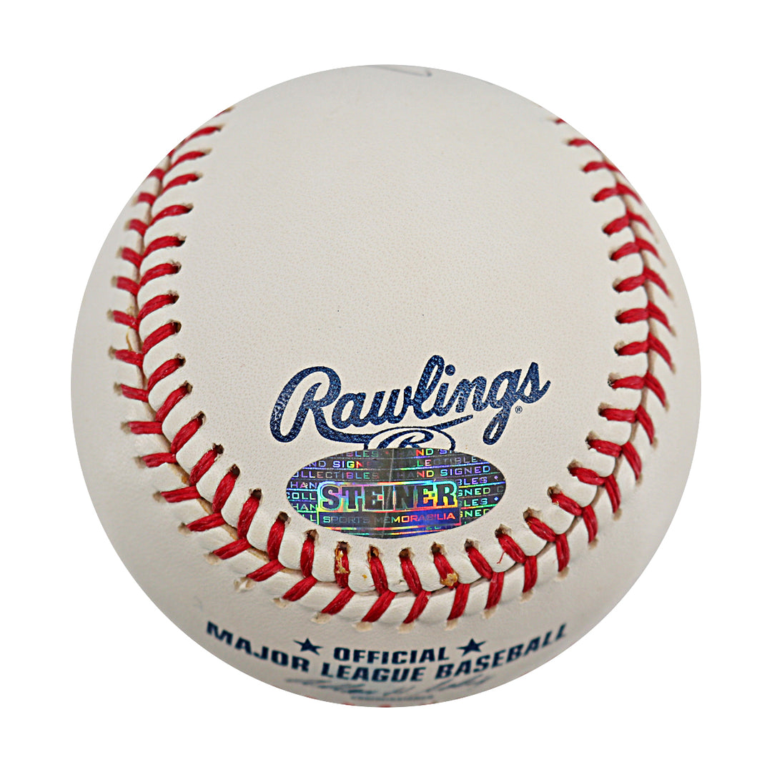 David Wright New York Mets Autographed OMLB Baseball Steiner Holo Only
