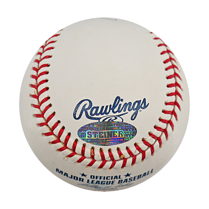 David Wright New York Mets Autographed OMLB Baseball Steiner Holo Only
