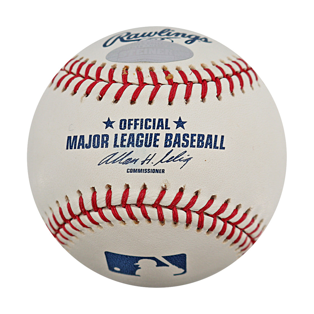 David Wright New York Mets Autographed OMLB Baseball Steiner Holo Only