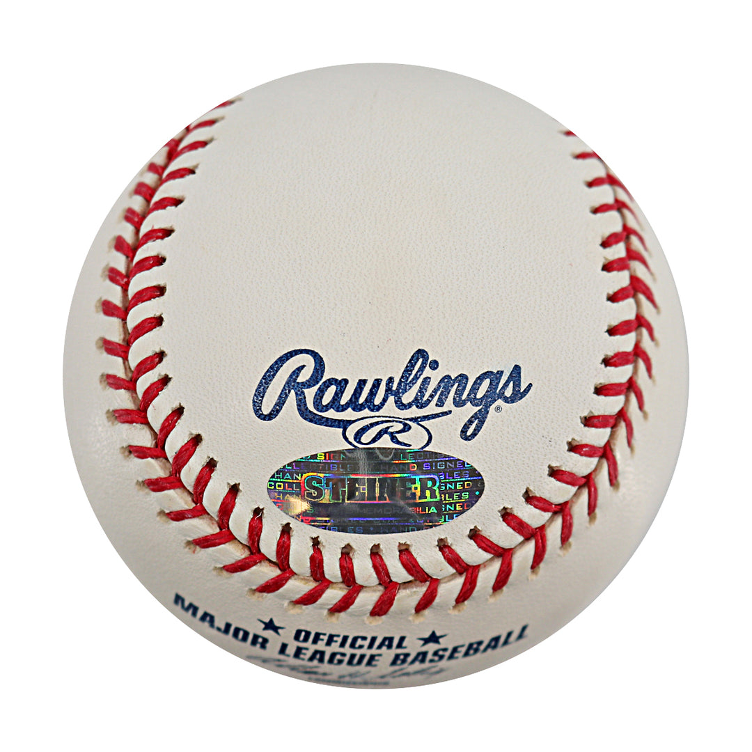 David Wright New York Mets Autographed OMLB Baseball Steiner Holo Only
