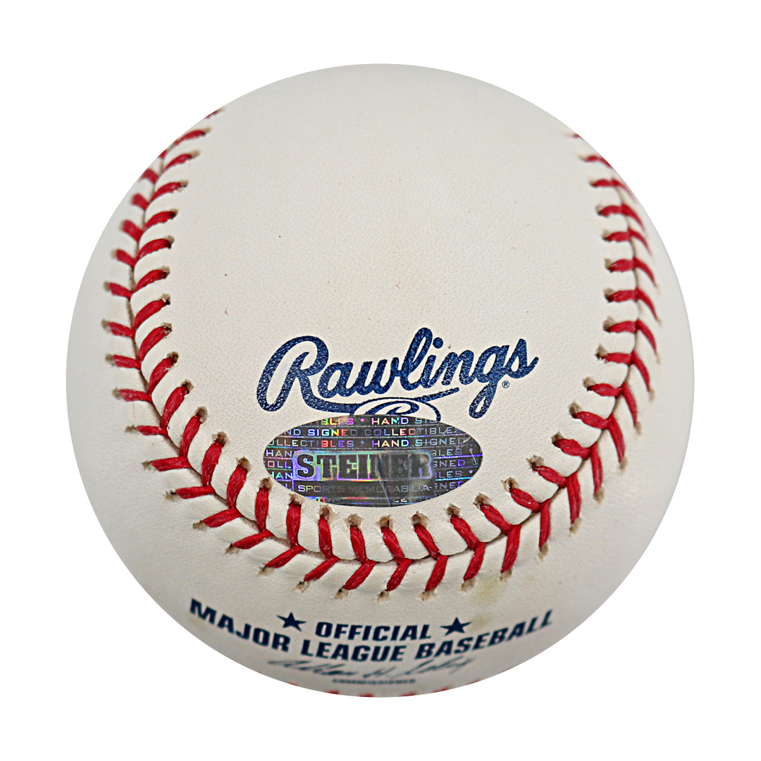 David Wright New York Mets Autographed OMLB Baseball Steiner Holo Only