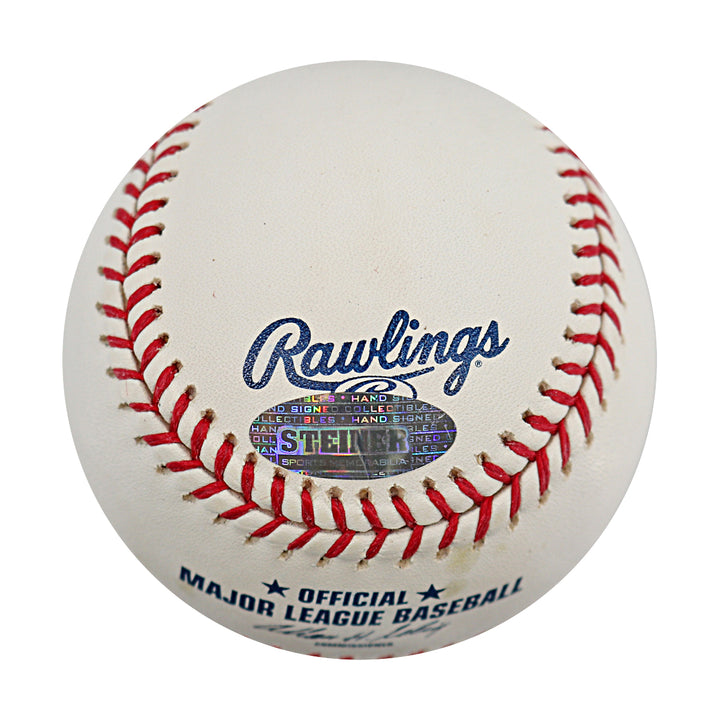 David Wright New York Mets Autographed OMLB Baseball Steiner Holo Only