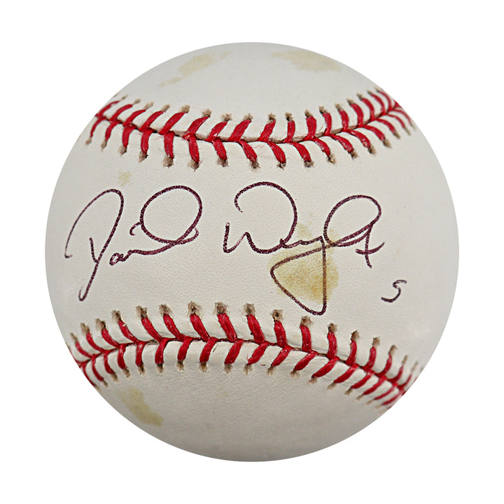 David Wright New York Mets Autographed OMLB Baseball Steiner COA