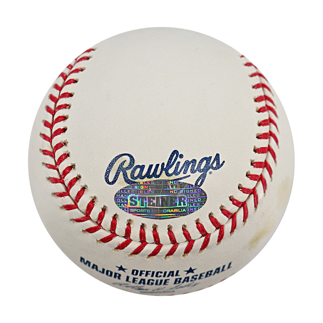 David Wright New York Mets Autographed OMLB Baseball Steiner COA