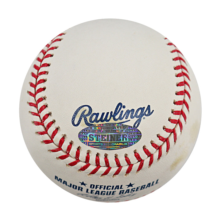 David Wright New York Mets Autographed OMLB Baseball Steiner COA