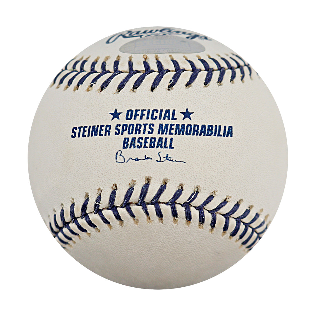 Mark Teixeira New York Yankees Autographed Steiner Sports Blue Lace Baseball Steiner COA