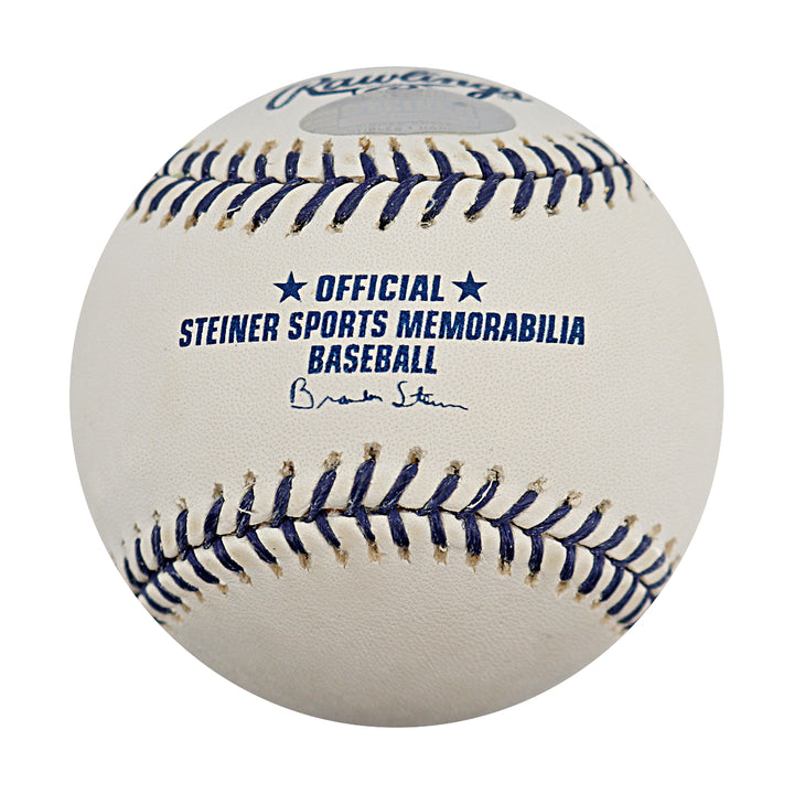 Mark Teixeira New York Yankees Autographed Steiner Sports Blue Lace Baseball Steiner COA